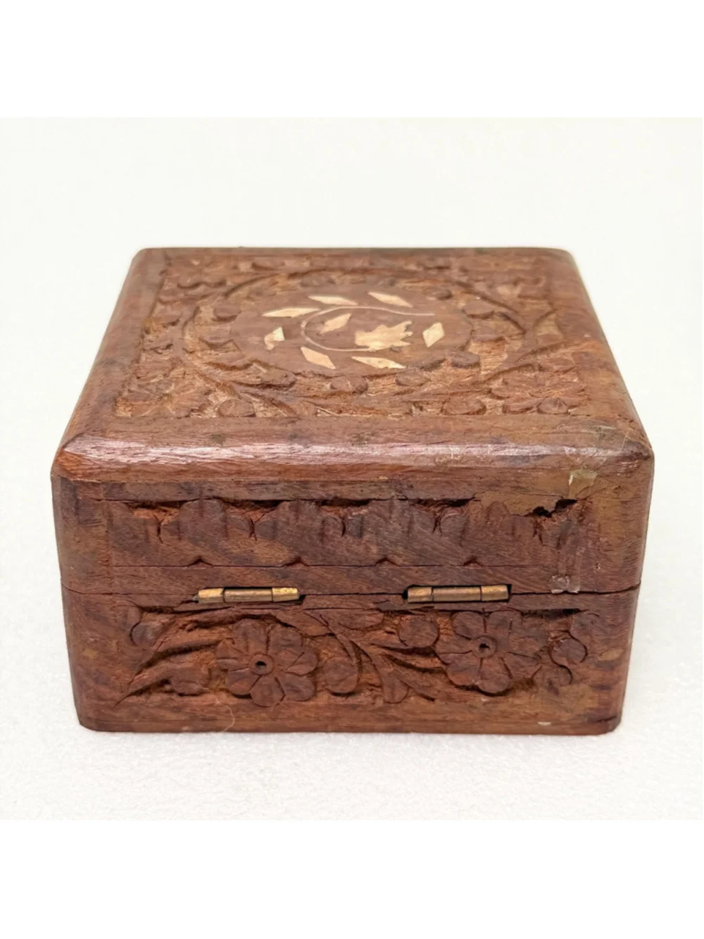 Vintage India Carved Box